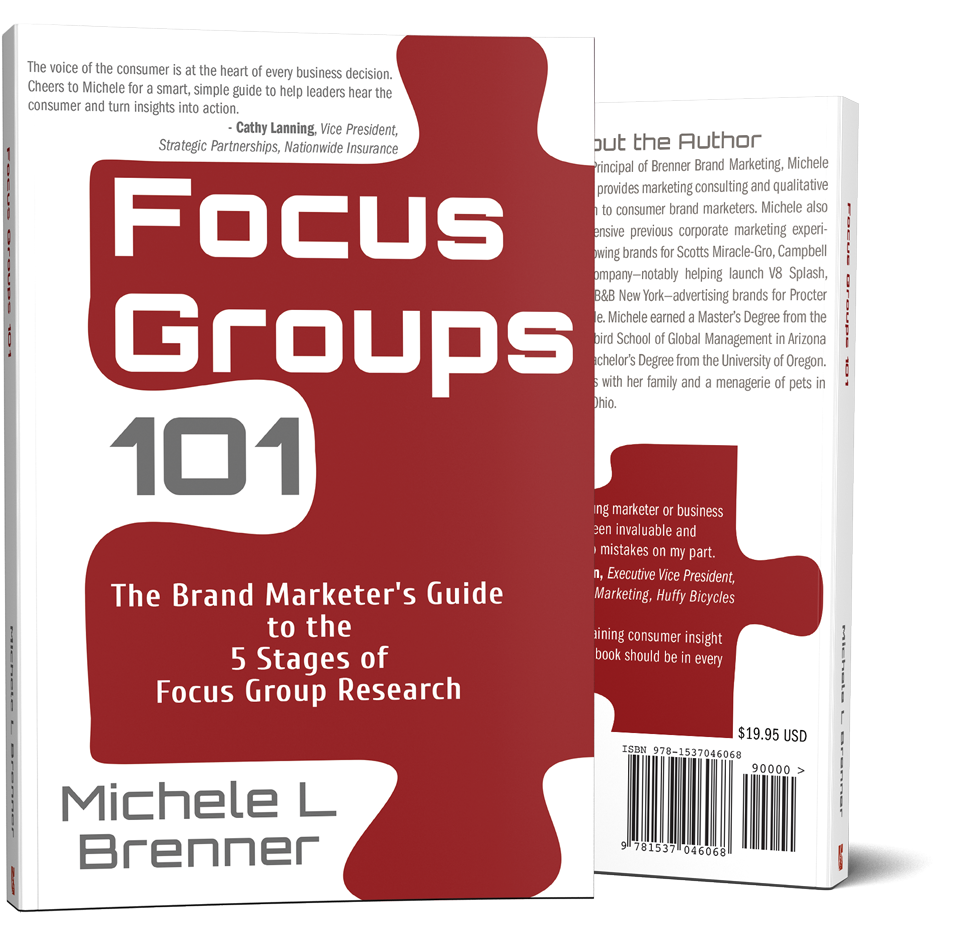 The front and back cover of the book Focus Groups 101